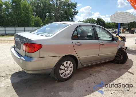 2004 Toyota Corolla Ce из США, поврежденный, VIN 2T1BR38E34C316603